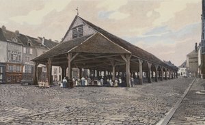 Rethel, Gammal trähall av French Photographer