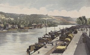 Rouen, Blosseville-Bonsecours kust (före uppförandet av monumentet Jean d
