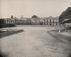 Ruinerna av Palace of St Cloud (s/v foto) av French Photographer