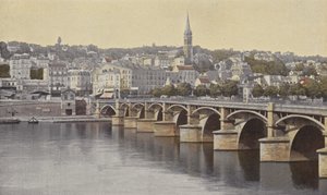 Saint-Cloud, allmän vy av French Photographer