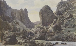Saint-Georges-de-Levejac, Chaos du Pas de Soucy, vid Tarn, nedströms utsikt av French Photographer