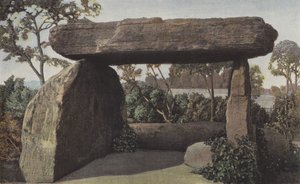 Saint-Nazaire, Dolmen omger ett torg av French Photographer