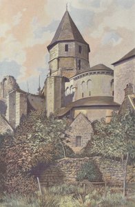 Saint-Robert, Kyrka, Tillsammans N E av French Photographer