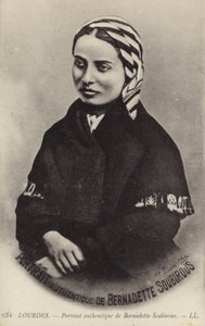 Sankt Bernadette av Lourdes av French Photographer