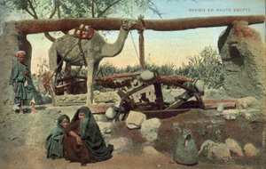 Sakia, övre Egypten (färgfoto) av French Photographer