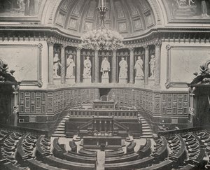 Senatskammaren, Palace of the Luxembourg (s/v foto) av French Photographer