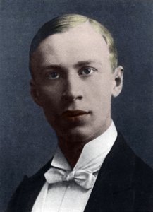 Serge Prokofiev (handfärgat foto) av French Photographer