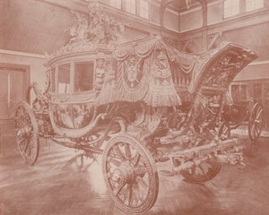 Prince Imperials statsvagn, Versailles (s/v foto) av French Photographer