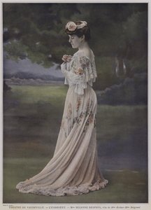 Suzanne Despres som Mademoiselle Richter i LEsbroufe (färgad bild)