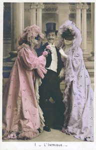 The Masked Ball (färgfoto) av French Photographer
