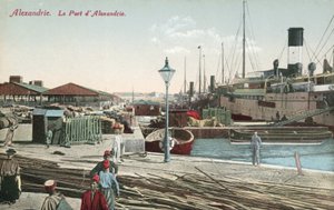 The Port, Alexandria (färgfoto) av French Photographer