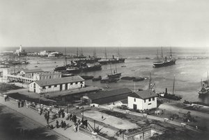 Algiers hamn, 20 april 1886 av French Photographer