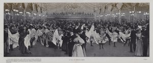 Balsalen i Moulin Rouge, Paris (s/v foto) av French Photographer