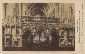 Troyes, Dawn, Kyrkan av Madeleine av French Photographer