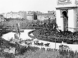 Tsar Nicholas II:s besök i Paris 1896 av French Photographer