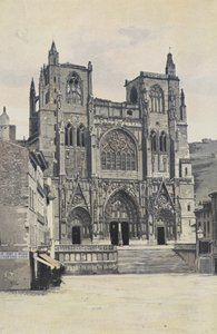 Vienne, Saint-Maurice-kyrkan, Fasad O av French Photographer
