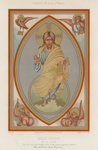 En 800-talsskildring av Jesus Kristus av French School