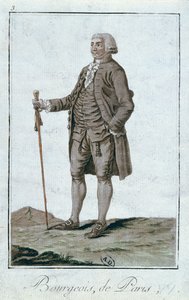 En borgare i Paris, 1787 av French School