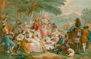 En skyttefest vid lunch av French School