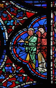 En grupp kvinnor som vittnen vid Jungfruns död (w42) av French School