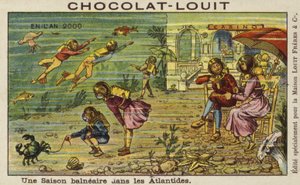 En semester vid havet på Atlantens havsbotten år 2000 av French School