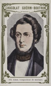 Adam, kompositör (färgad bild) av French School