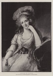Adelaide de Bourbon (gravyr) av French School