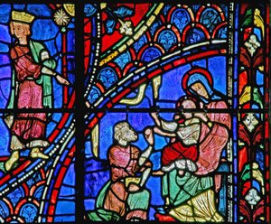 Tillbedjan av Magi (w28b) av French School
