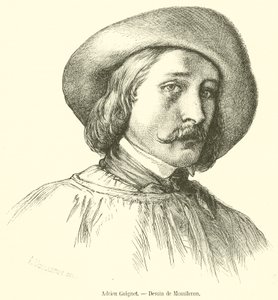 Adrien Guignet (gravyr) av French School