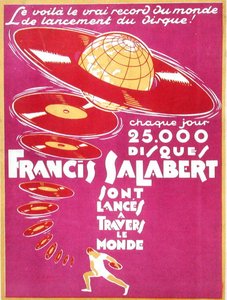 Annons för Francis Salabert Disques av French School