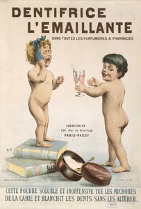 Annons för LEmaillante Dentifrice, 1892 av French School