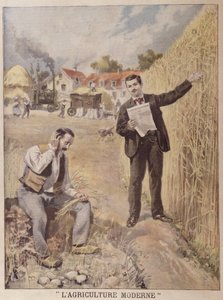 Annons för tidningen LAgriculture Moderne, i Le Petit Journal, 4 april 1897 (färggravyr)