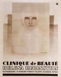 Reklam för Héléna Rubinstein Beauty Clinic i Paris - i Vu av French School