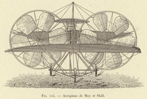 Airplane de Moy et Shill (gravyr) av French School