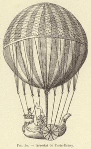 Balloon de Testo Brissot (gravyr) av French School