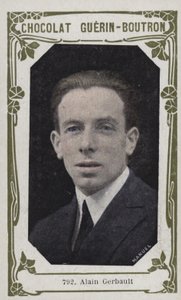 Alain Gerbault (färgad bild) av French School