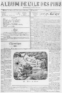 Album of the Isle of Pines, titelsida, 17 augusti 1878 av French School