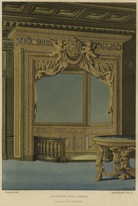 Alkov, Louvren, Paris, 1600-talet av French School