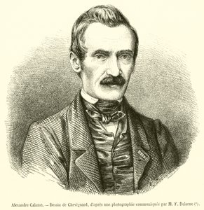 Alexandre Calame (gravyr) av French School