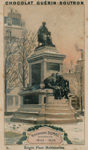 Alexandre Dumas, romanförfattare, 1803-1870, Erigee Place Malesherbes av French School