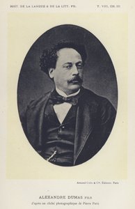 Alexandre Dumas fils (litho) av French School