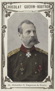 Alexander II, Rysslands kejsare (färgad bild) av French School