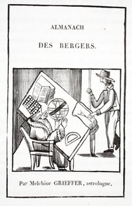 Almanacka of the Shepherds av Melchior Grieffer, astrolog av French School