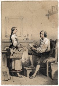 Alois Senefelder (eller Aloysius eller Aloys) eller Johann Nepomuk Franz Aloys (1771-1834), en tjeckisk poet och gravör, förblir utan ett papper i ett ögonblick av ilska och förtvivlan som fick honom att kasta allt i lågorna, skrev anteckning om tvätten av French School