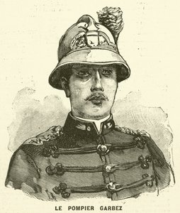 Alphonse Garbez, fransk brandman (gravyr) av French School