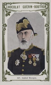 Amiral Marquis (färgad bild) av French School