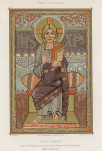 En 700-talsskildring av Jesus Kristus av French School