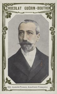 Anatole France, Franska Akademien (färgad bild) av French School