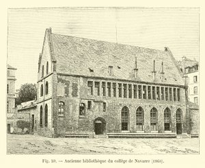 Tidigare Navarra högskolebibliotek, 1860 av French School