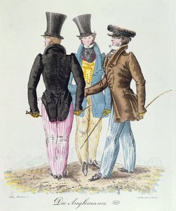 Anglomaner, ca 1830 av French School